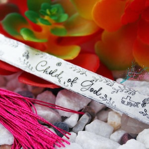 Child of God Metal Bookmark - Teen Baptism Gift - Unique Handmade Bible Themed Bookmarks - Christian Gifts for Book Lovers - Bookstagram