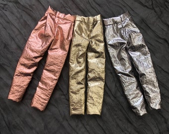 Pantalons métallisés doublés, pour Pullip, Blythe, Dal et Isul