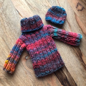 Sweater &quot;Twilight&quot; and hat for BJD doll MSD
