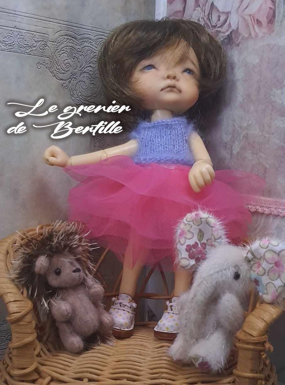 Tulle Tutus for Dal Dolls, Chibbi Poulpy, Ppinkydoll