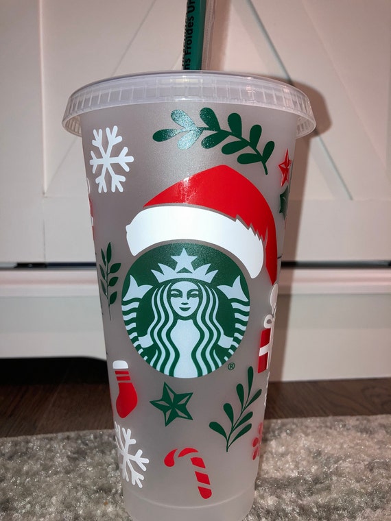 Starbucks Christmas Holiday Tumbler/Cold Cup Etsy