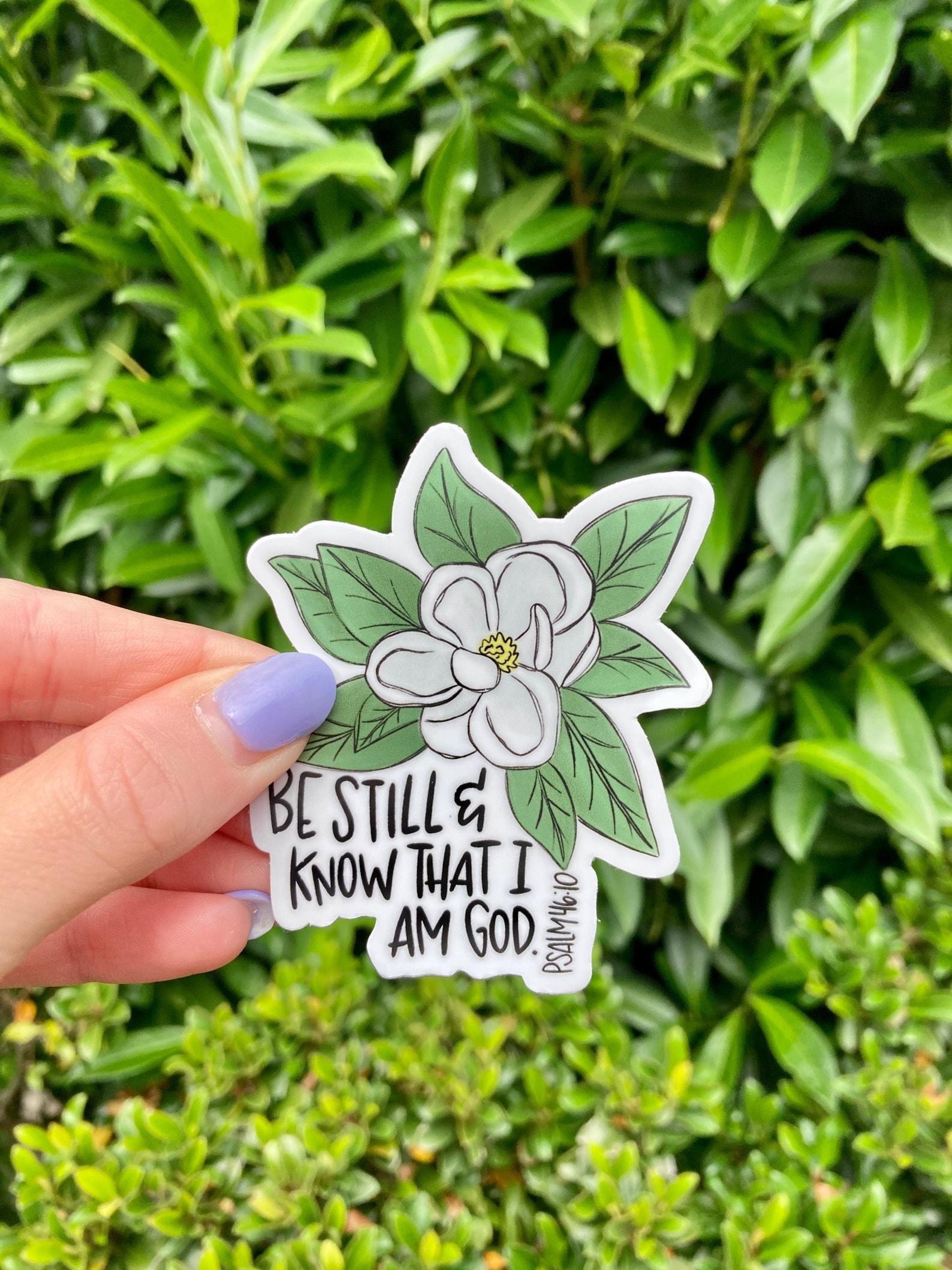 Bible Verse Stickers Bible Verse Stickers Waterproof Psalm Etsy