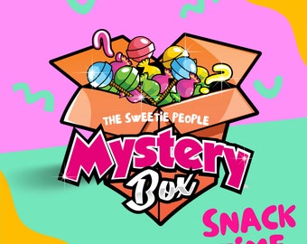 American candy mystery box, USA sweets, treats & sodas, perfect gift or treat for yourself. You may receive things you wouldn't normally try