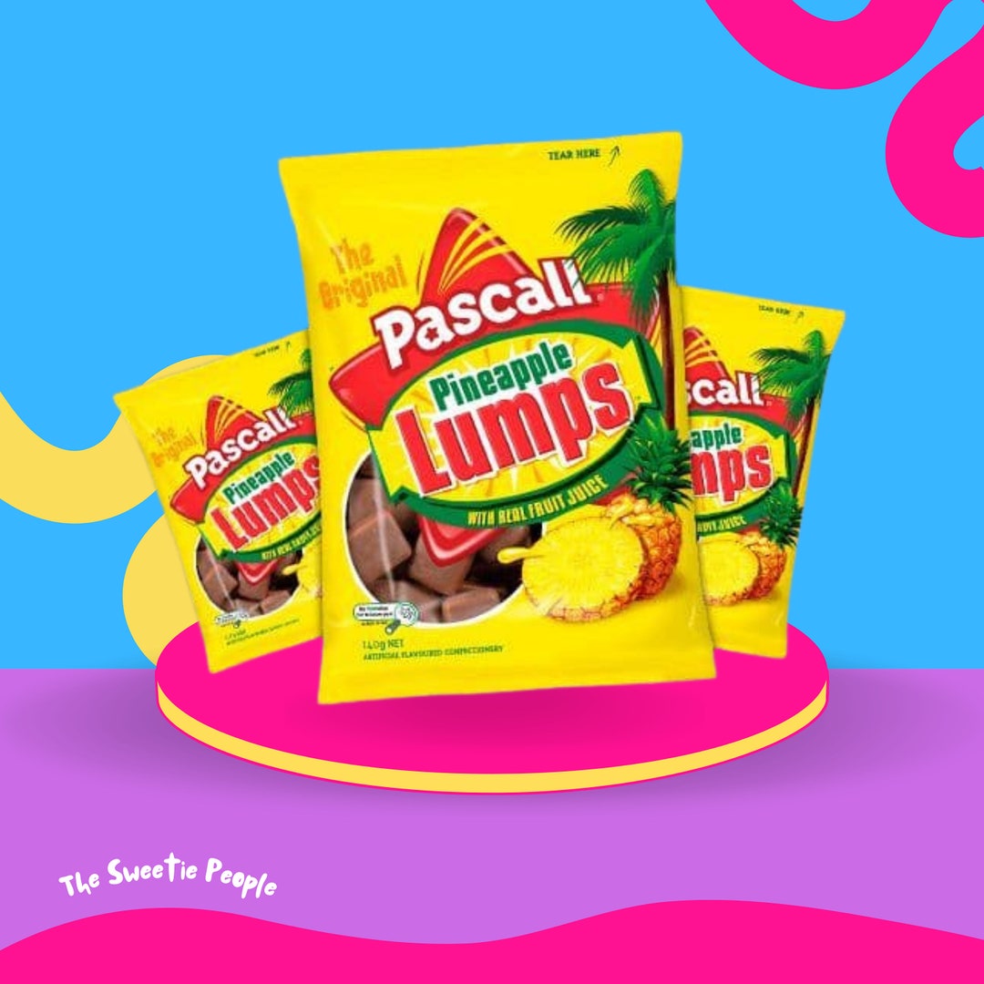 Australian Sweet Box, Pascall Pineapple Lumps X3 Etsy UK