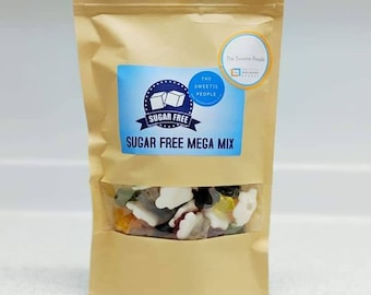 Sugar Free Sweet Bag, Sugar Free, Diabetic Sweets, Great Gift. 300g, 500g, 1kg and 2kg sizes available