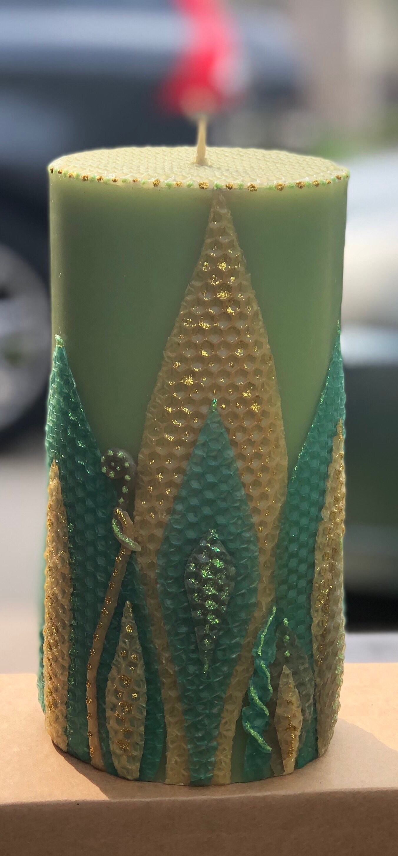 CUSTOM LARGE Unity Candle Set Pure Beeswax Custom Unity Etsy