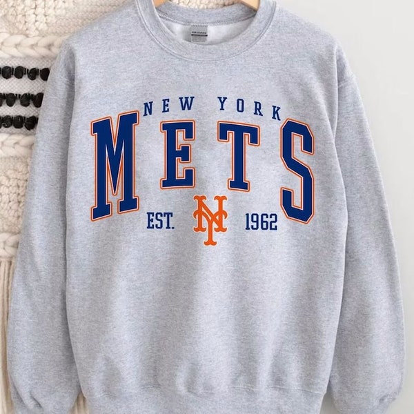 Vintage New York Mets Sweatshirt, New York Baseball Hoodie, Vintage Baseball Fan Shirt, New York Mets Shirt, Mets Unisex Tee_result