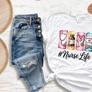 Nurse Life Unisex Tee, RN Shirt, Nursing Student Gift, Medical Assistant Top, Hospital Staff Apparel, Healthcare Worker T-Shirt