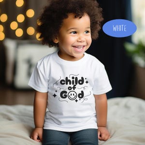 Child of God Toddler Shirt Christian Baby Shirt Jesus Loves Me Tee Bible Verse Kids Shirt Religious Toddler Tee Faith Based Baby Gift