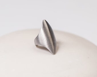 Silver Cuff Earring - Geometric Ear Cuff - Sterling Silver Earring - Gold Platted Earing - Wrap Earring - Spike Earring- Non pierced earring