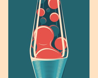 Lava Lamp screenprint