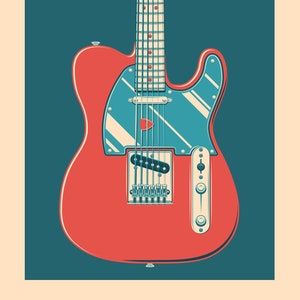 Telecaster screenprint