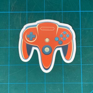 Adesivo de vinil N64