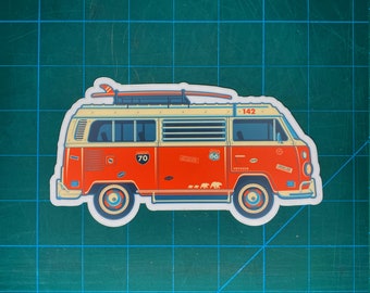 VW Bus vinyl sticker