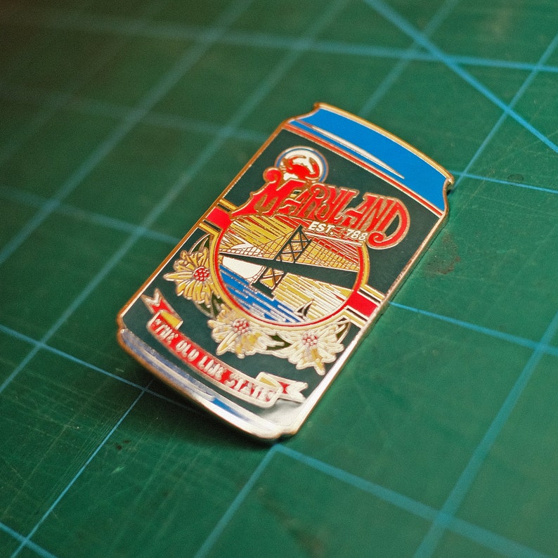 Maryland Brewed enamel pin image 1