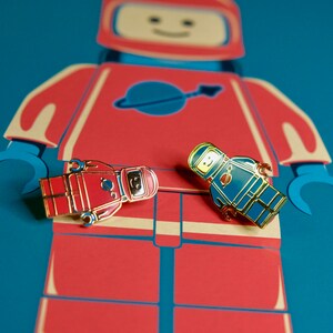 Lego Man enamel pin set image 1