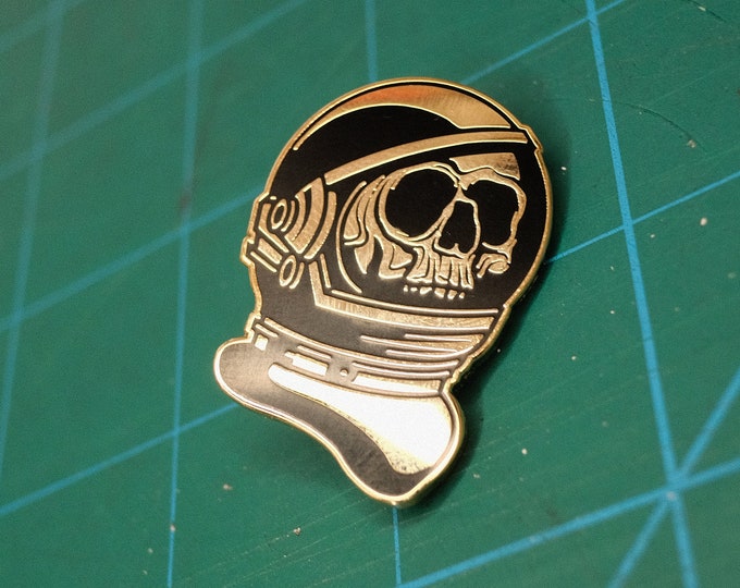 Space Guy enamel pin