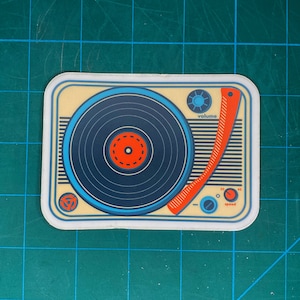 Vinylsticker platenspeler