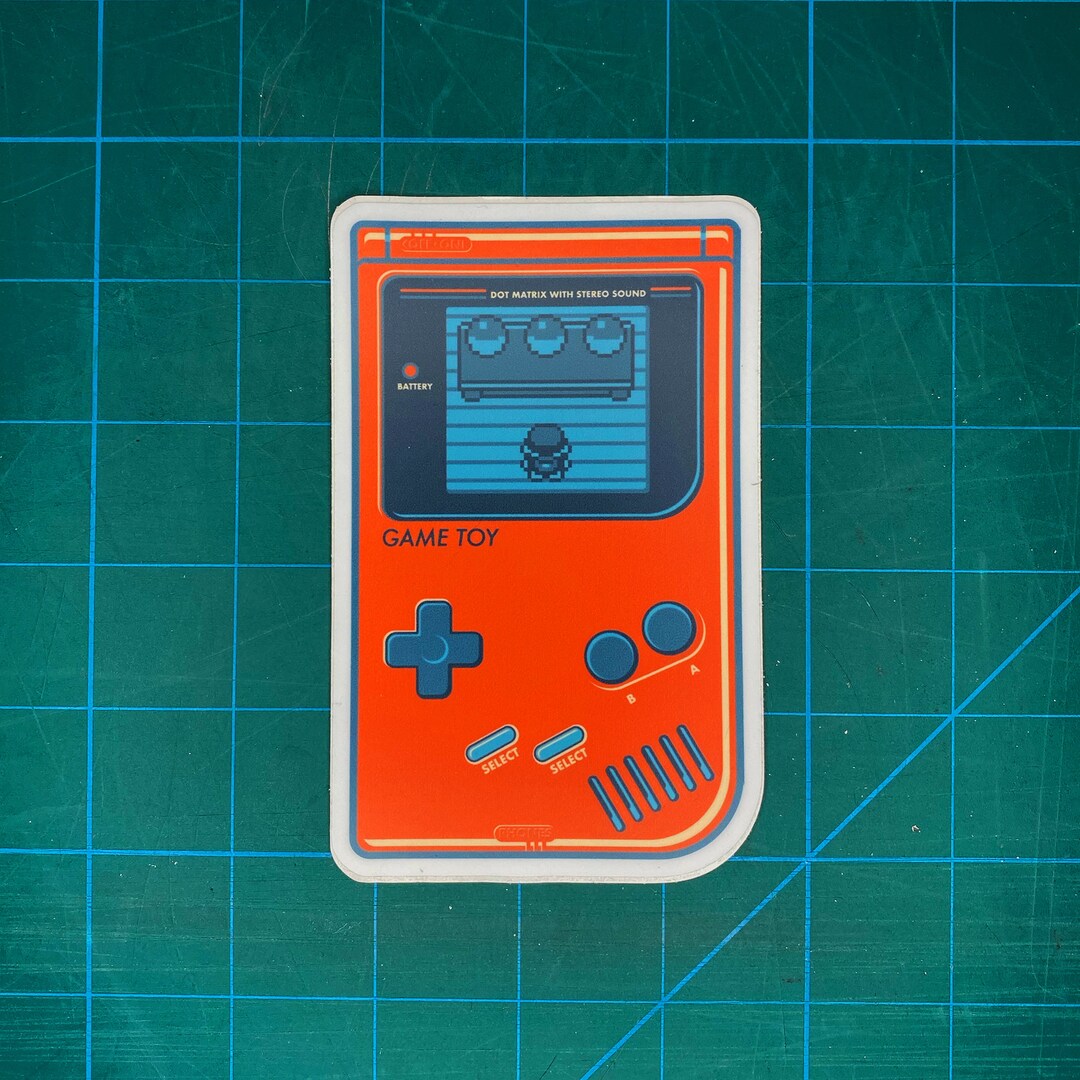 Gameboy Logo Sticker Gameboy Vinyl Sticker - Etsy UK