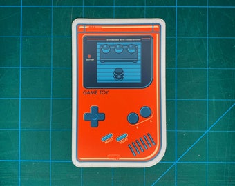 Gameboy vinyl sticker