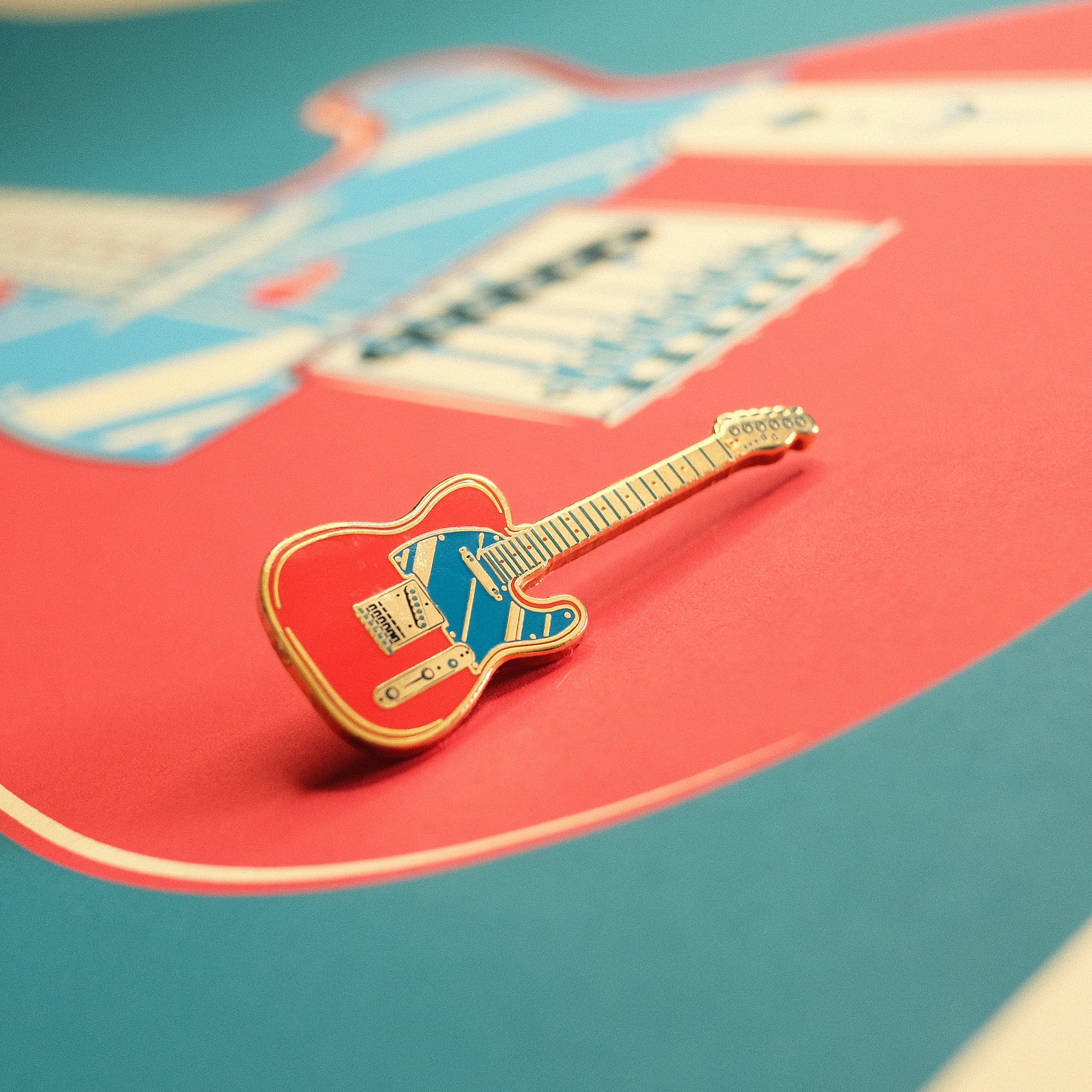 Tele Model Pin Set Telecaster Enamel Pin - Etsy