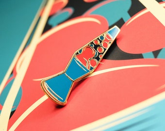 Lava Lamp enamel pin