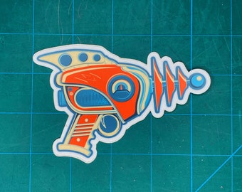 Raygun vinyl sticker