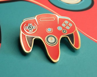 N64 enamel pin