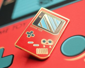 Gameboy enamel pin