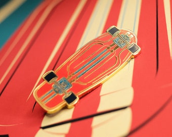 Penny Board enamel pin