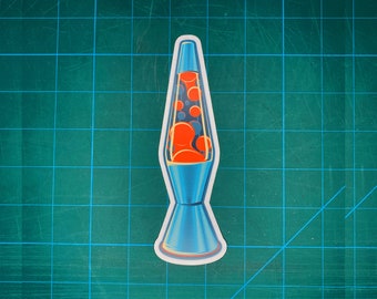 Lava Lamp vinyl sticker