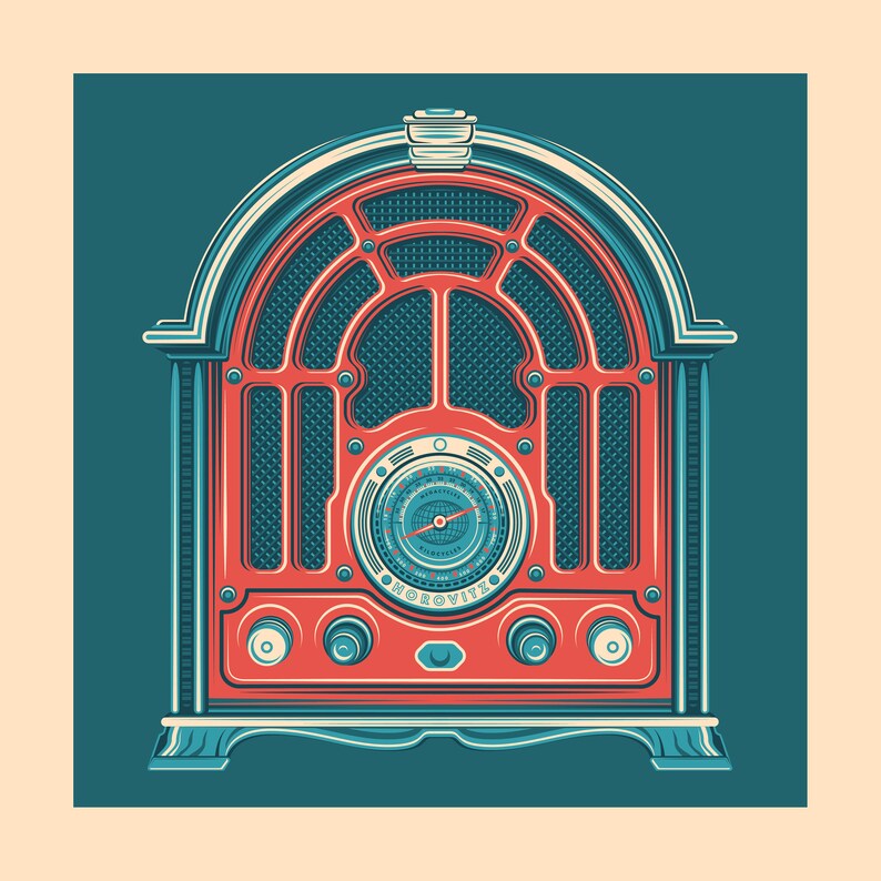 Cathedral Radio screenprint image 1