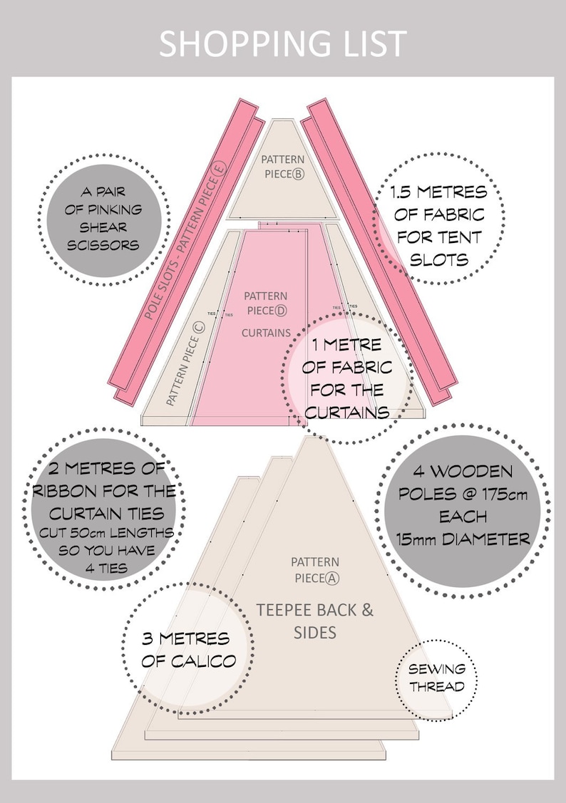 Вигвам своими руками выкройки размеры с окном и расчет ткани