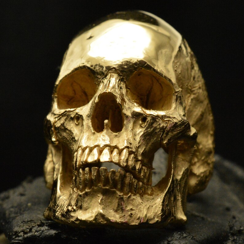 Into The Fire Jewelry 18 kt. rose gold Skull ring Mid size