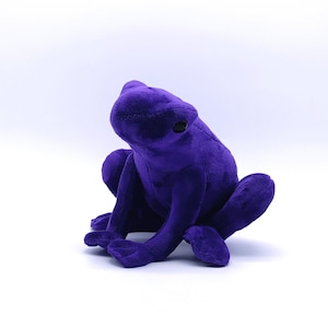 Purple frog sale stuffed animal