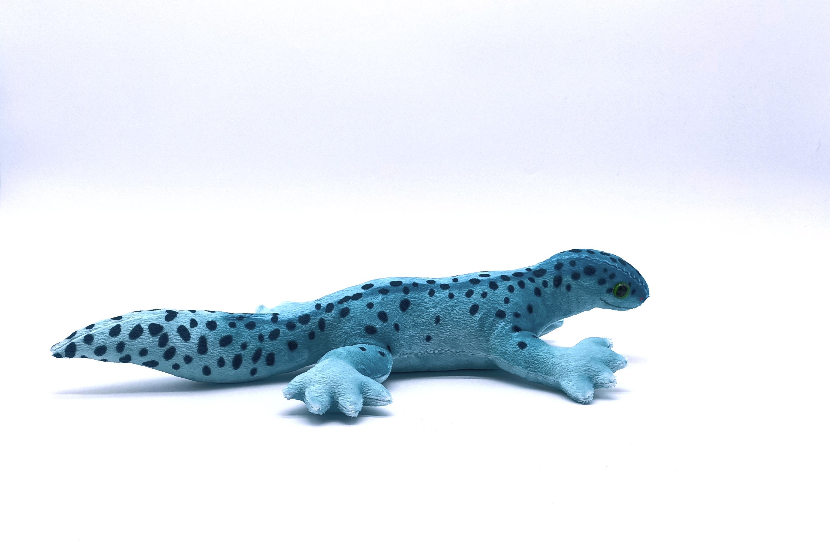 Magic Gecko Plush Fantasy Gecko Turquoise Lizard Plushie Etsy UK