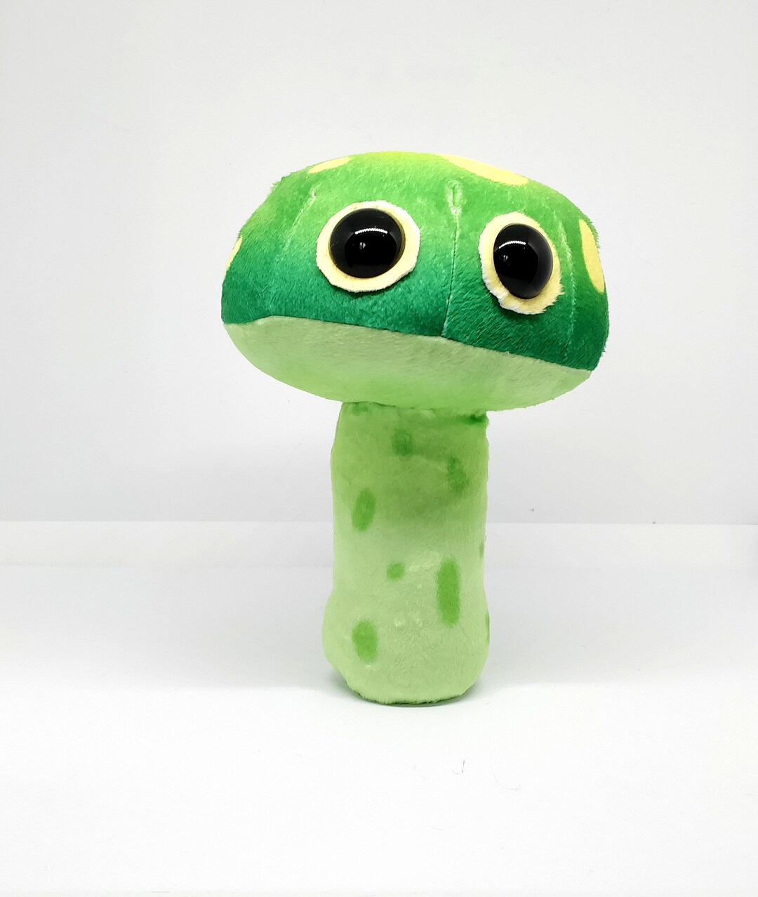 green mushroom plush
