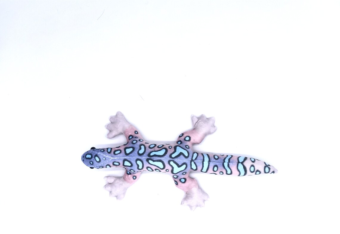Magic Gecko Plush Fantasy Gecko Turquoise Lizard Plushie | Etsy