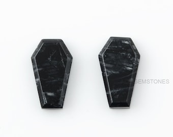 Picasso Jasper 12x20 mm Coffin Shape Gemstone-Wholesale Gemstone-Pair Cabochon-Jewelry Making Gemstone-Gemstone Supplier- 2pcs