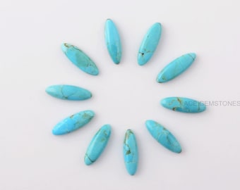 Cabochon En Pierre Semi-précieuse - Jaspe Aqua Terra Sédimentaire Ovale 18x13 Mm - Fait Main En France