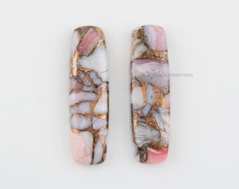 12x20 Mm Natural American Jasper Matching Pair Stone ~ American Pair Cabochon ~ Rectangle Shape ~ Flat Back ~ Loose Matching Stone