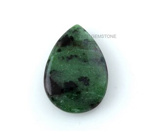 Zoisite de rubíes pera 14x20mm Ruby piedras preciosas piedras preciosas piedras preciosas sueltas perlas - piedras preciosas piedras preciosas cabujón-venta por mayor-1 PC.