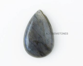 Natural Labradorite Cabochon Gemstone Pear Shape 17x26 mm Loose Gemstone for Jewelry, Loose Cabochon, Jewelry Supplies -1Pcs.