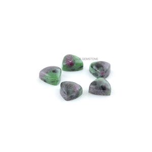 Beautiful Ruby Zoisite 8x8mm Trillion Loose Gemstones-gemstones for ...
