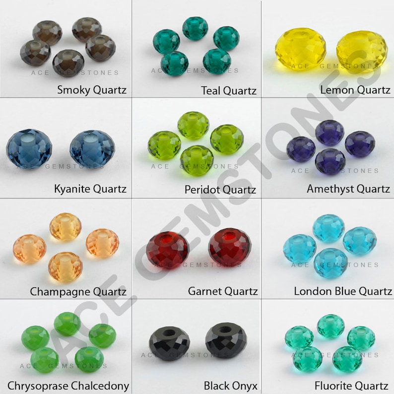 Big Hole Beads 5 Pcs. Pyrite Smooth Gemstone Rondelle European Style Large Hole Beads For Necklace and Bracelet