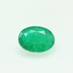 Top-Qualität, natürliche Smaragd Edelstein, echte natürliche oben grüne Smaragd Oval geschnitten Brasilien Edelstein 7,32 Cts. grüne Smaragd Stein Bild 2
