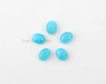 Smithsonite Calibrated Cabochons, Loose Gemstone, 10x14 Oval Gemstone, AAA Grade, Wholesale Cabochons Gemstone - 5 Pcs.