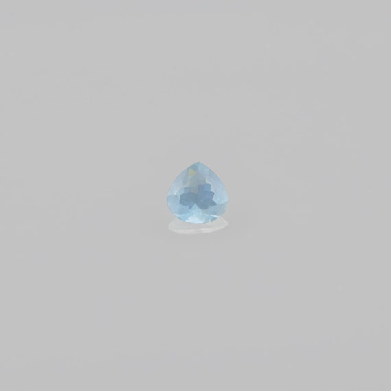 Heart Aquamarine 1.700 Carat Gemstone, Genuine Certified Aquamarine Loose Gemstone Ring, Rare High Quality Aquamarine Birthstone For Jewelry