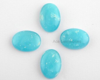 Smithsonite calibré Cabochons, pierres précieuses en vrac, Pierre ovale 12 x 16, Grade AAA, gros Cabochons en pierres précieuses - 5 Pcs.