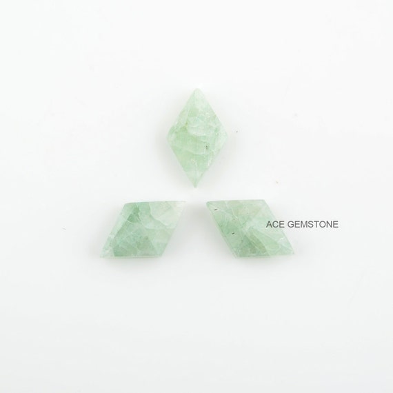 Aventurine Wholesale Gemstone-Hand Cut Gemstone-Diamond Pyramid 10x16 mm Gemstone-Faceted Gemstone for Making Jewelry-3Pcs